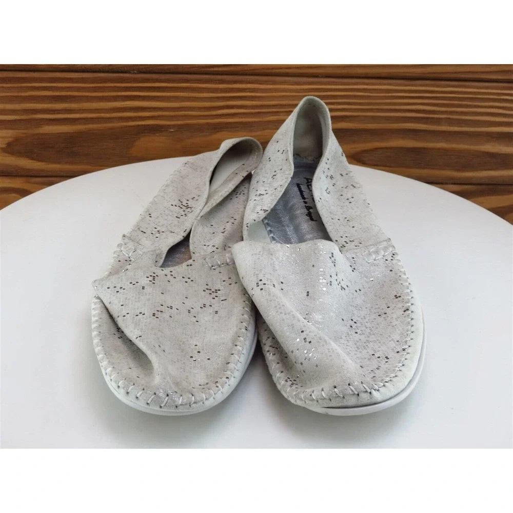 Aerobics Size 40‎ Ballet Shoes Gray Leather Women M